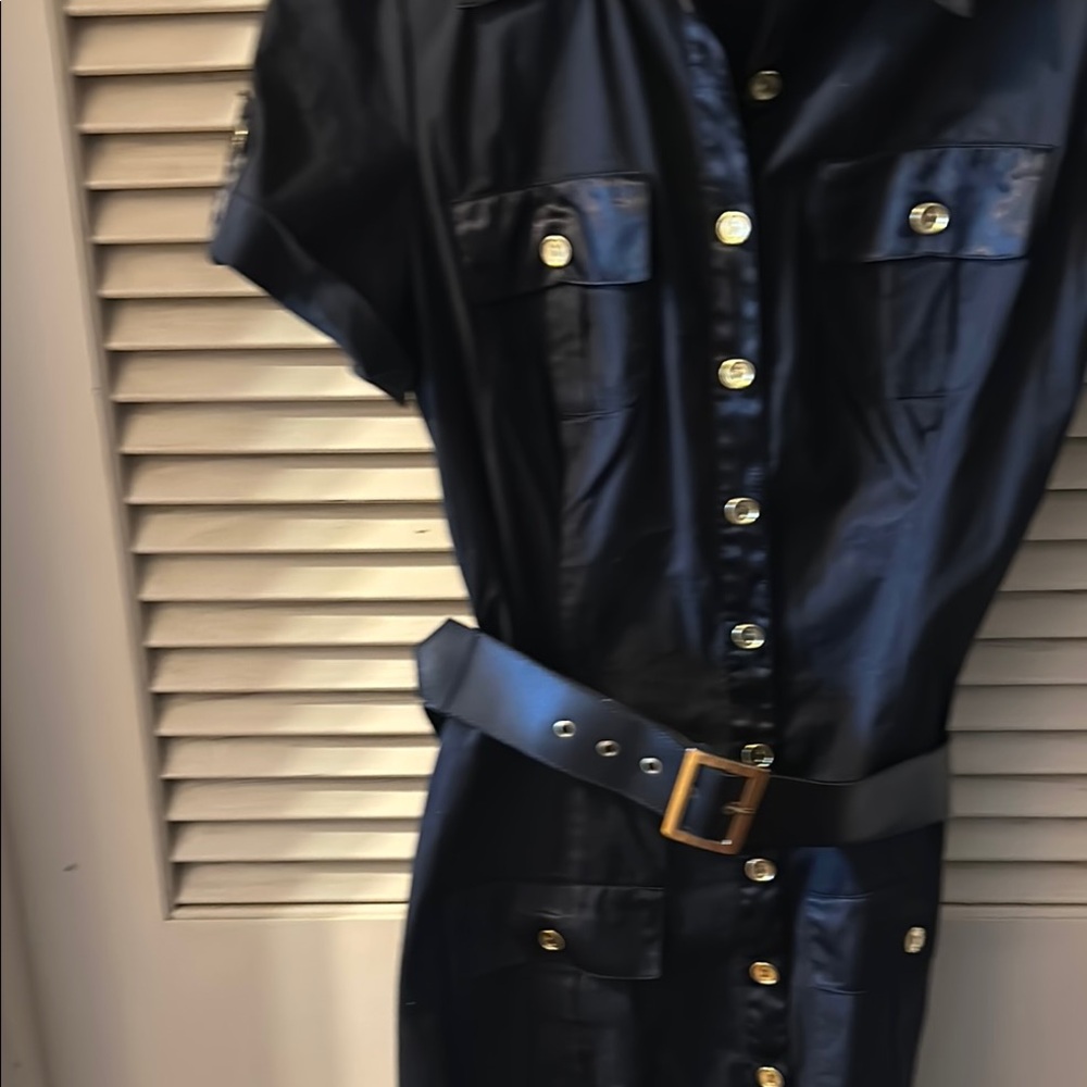 Speekless Black and  satin trimmed dress